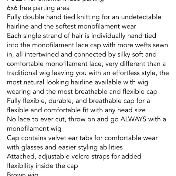 Rebel Gypsy Monofilament Wig (5AM) - Picture 9 of 9